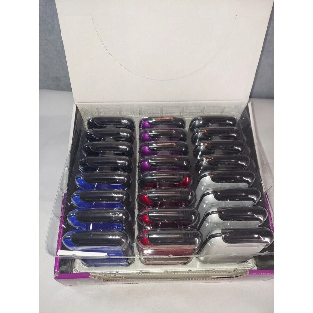 Case of 24 Aluminum‎ Swivel Scan Safe Credit Card Case Holder Anti RFID Scanning